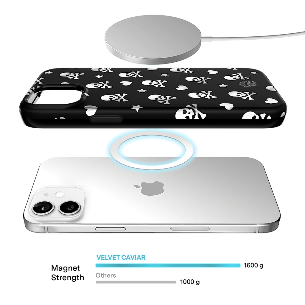 Chrome Skulls iPhone Case
