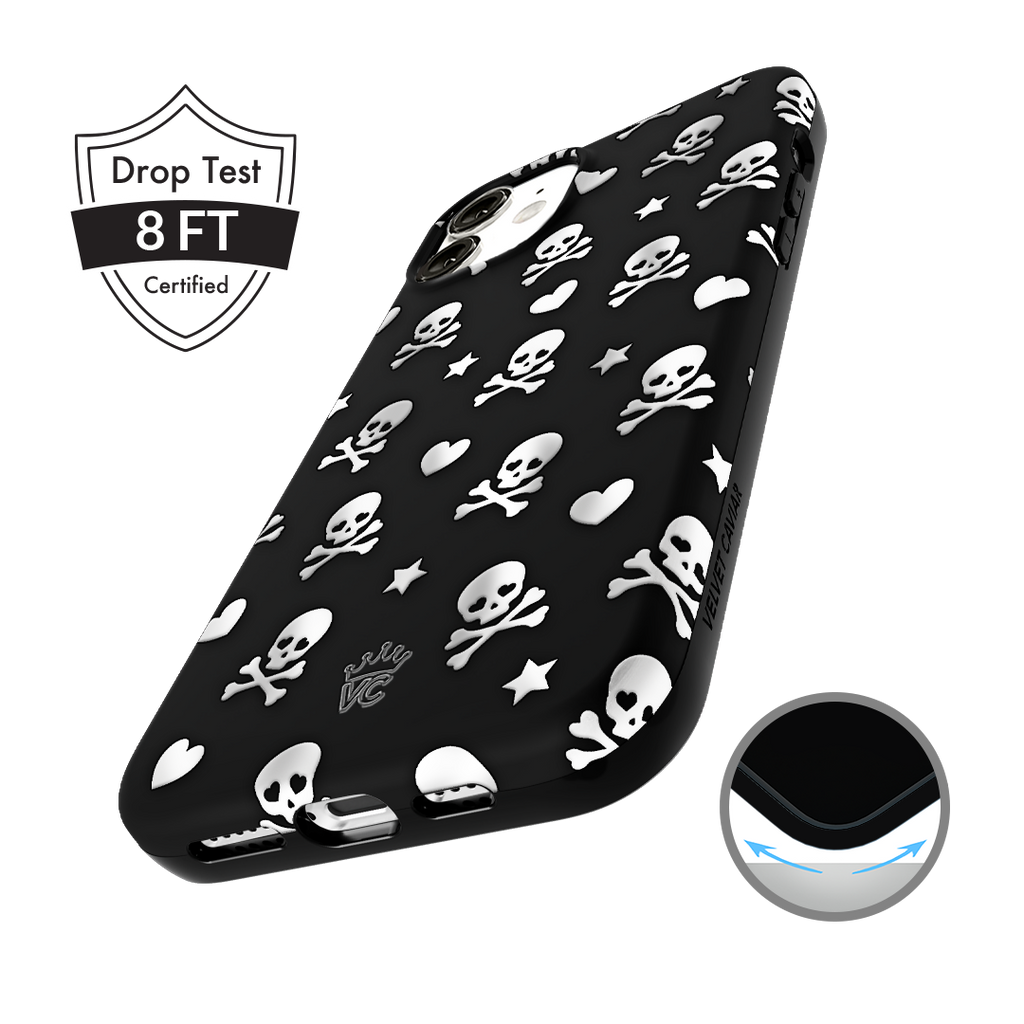 Chrome Skulls iPhone Case