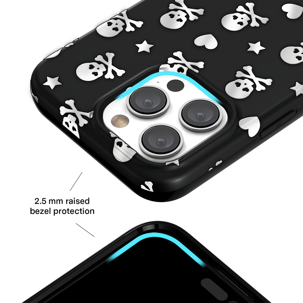 Chrome Skulls iPhone Case