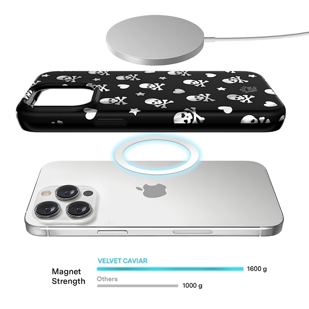 Chrome Skulls iPhone Case