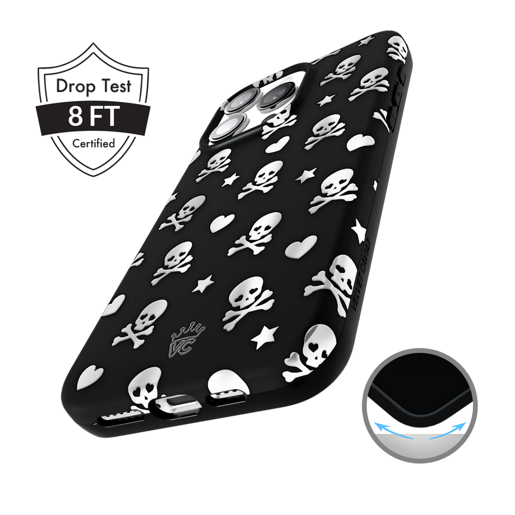 Chrome Skulls iPhone Case