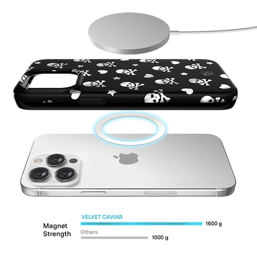Chrome Skulls iPhone Case