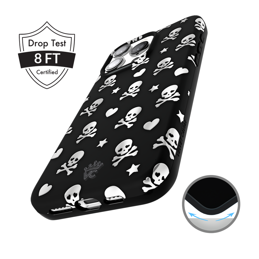 Chrome Skulls iPhone Case