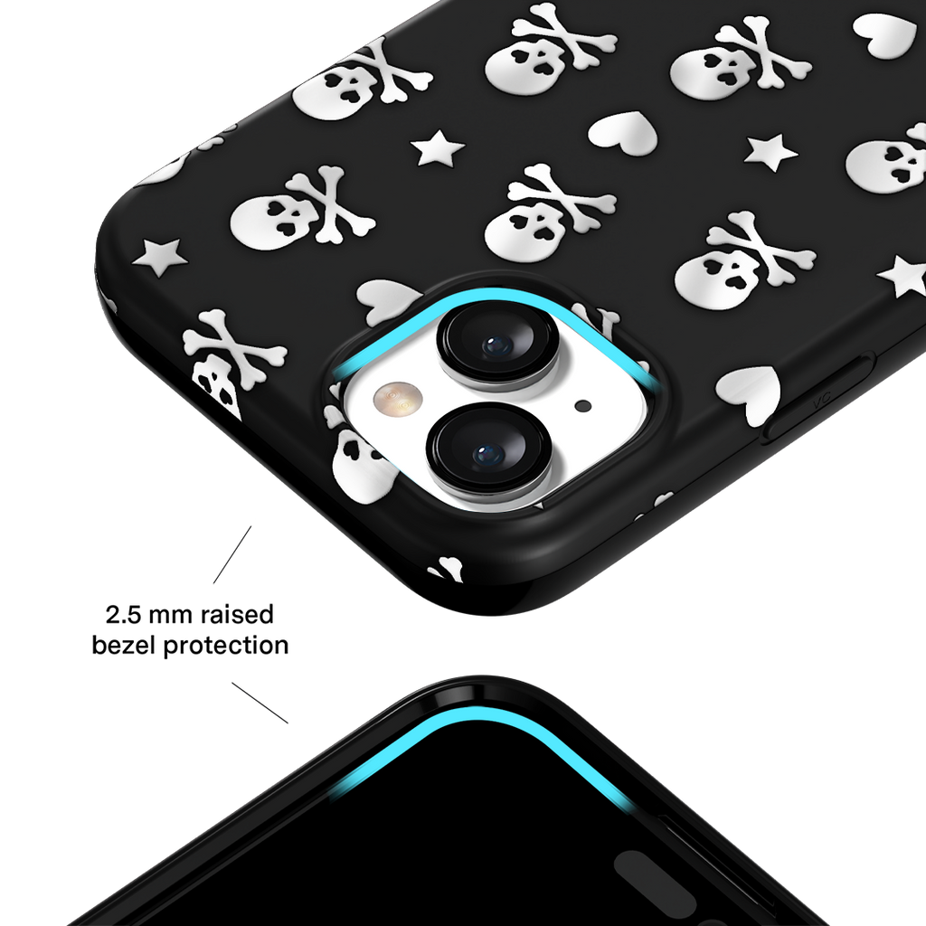 Chrome Skulls iPhone Case