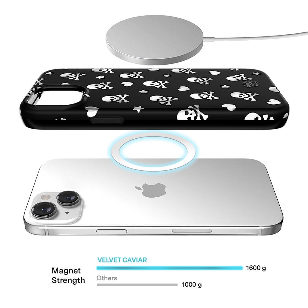 Chrome Skulls iPhone Case
