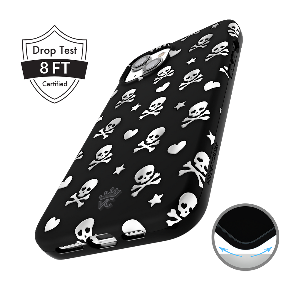 Chrome Skulls iPhone Case
