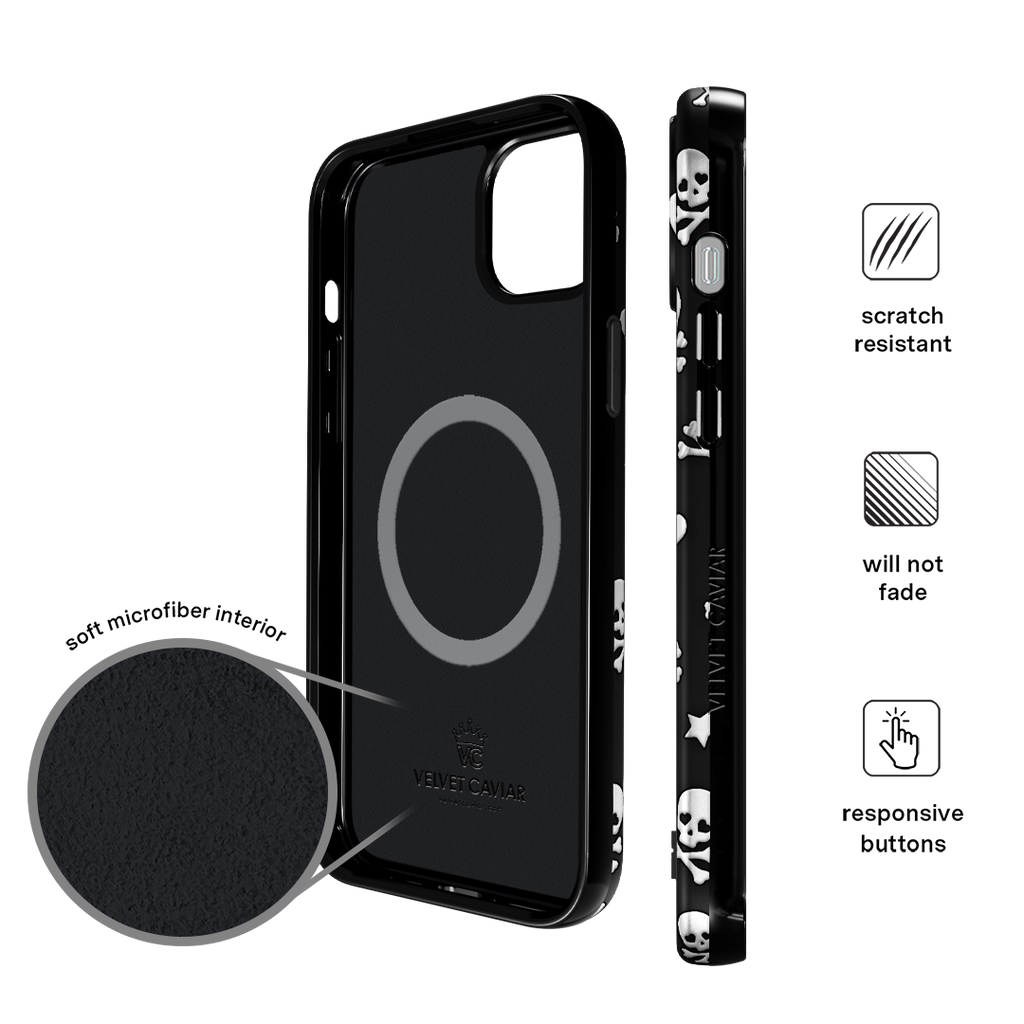 Chrome Skulls iPhone Case