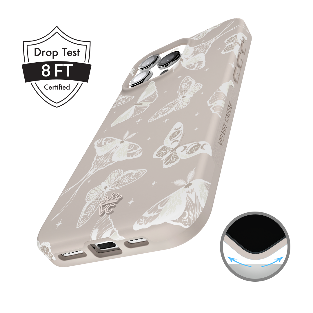 Moonlight Moths iPhone Case