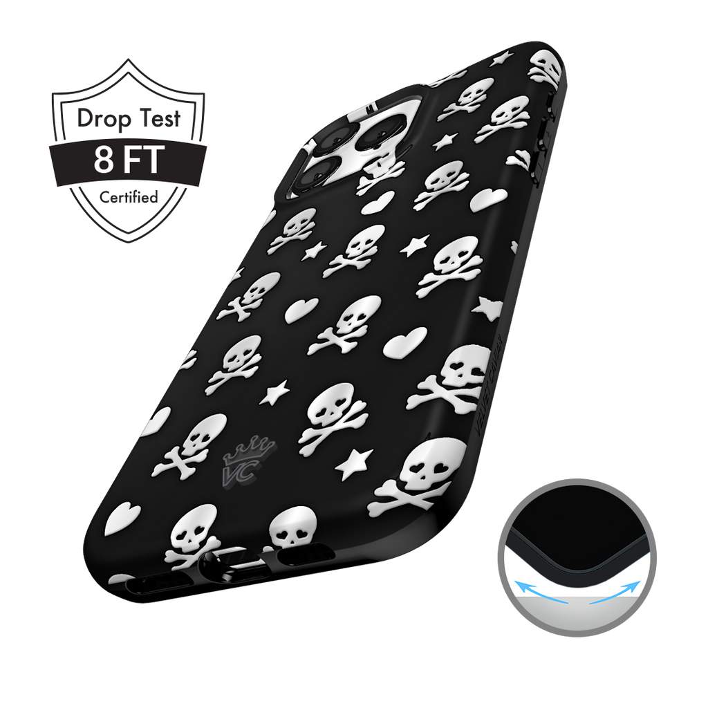 Chrome Skulls iPhone Case