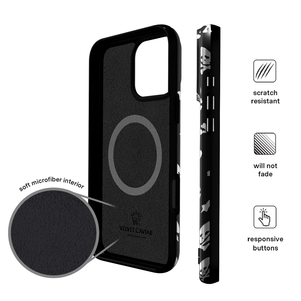 Chrome Skulls iPhone Case