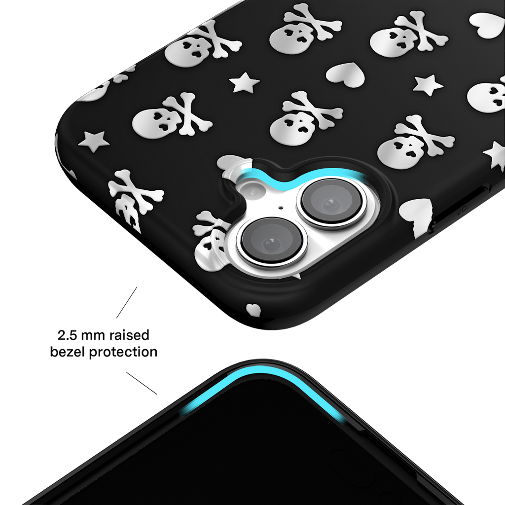 Chrome Skulls iPhone Case