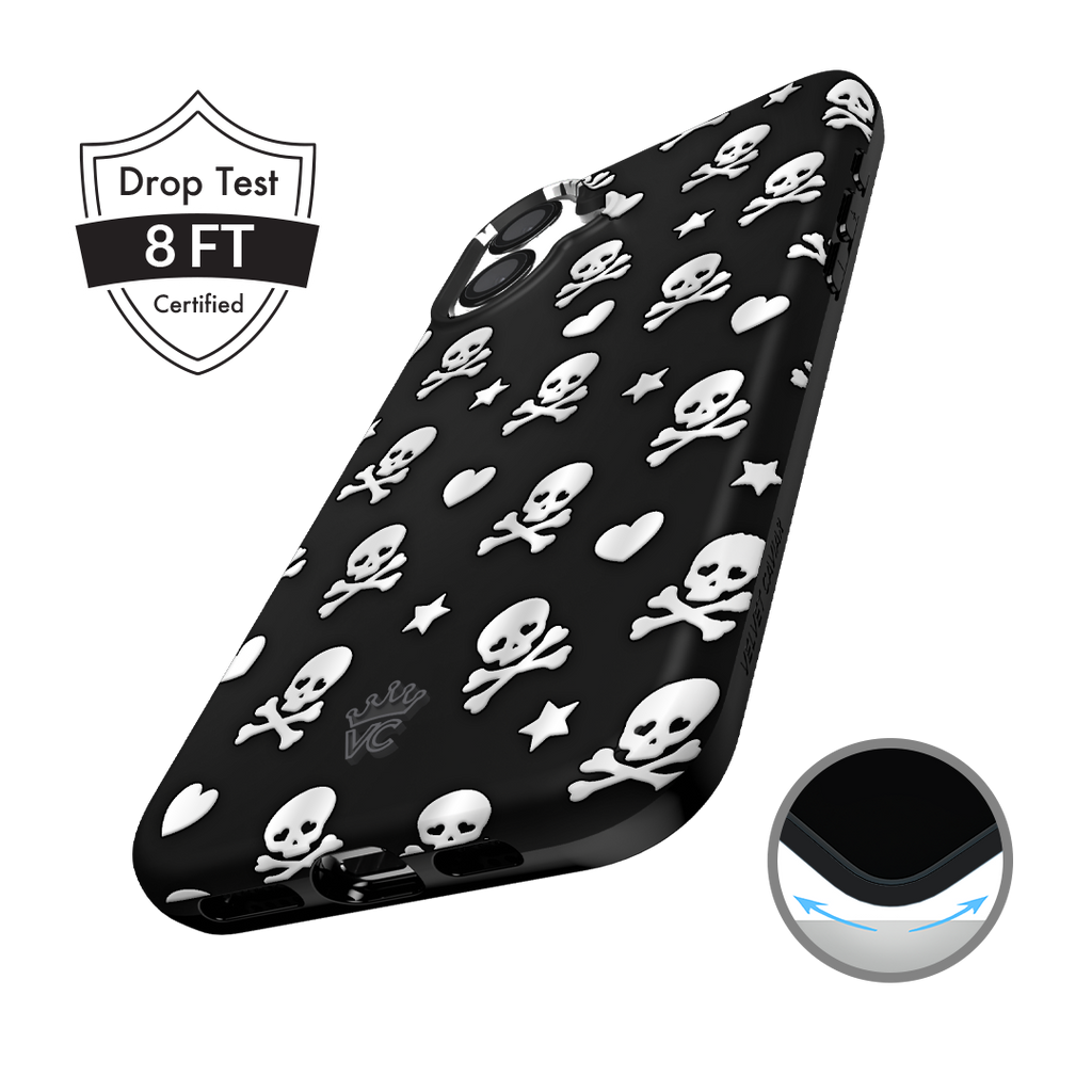 Chrome Skulls iPhone Case