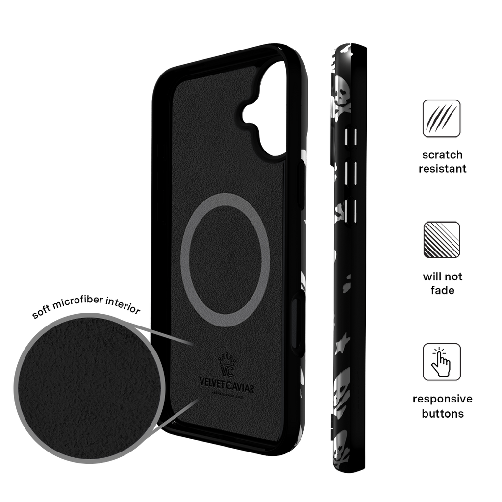 Chrome Skulls iPhone Case