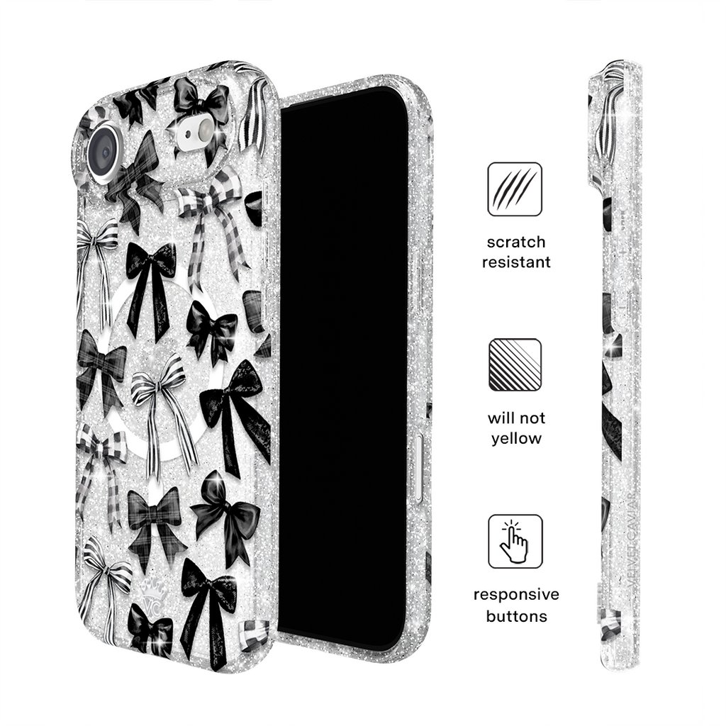 Gothic Bows iPhone Case
