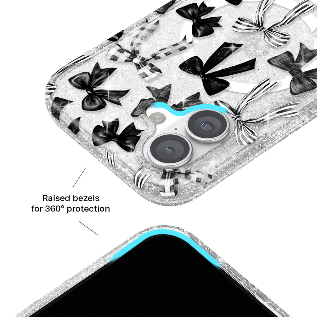Gothic Bows iPhone Case