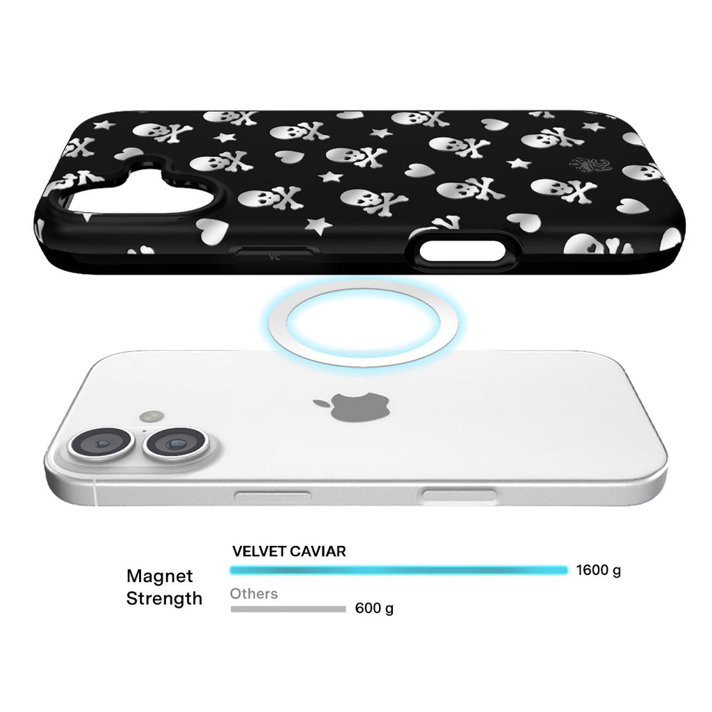 Chrome Skulls iPhone Case