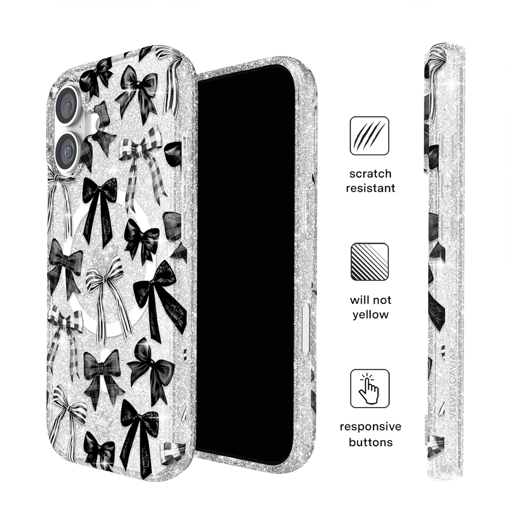 Gothic Bows iPhone Case