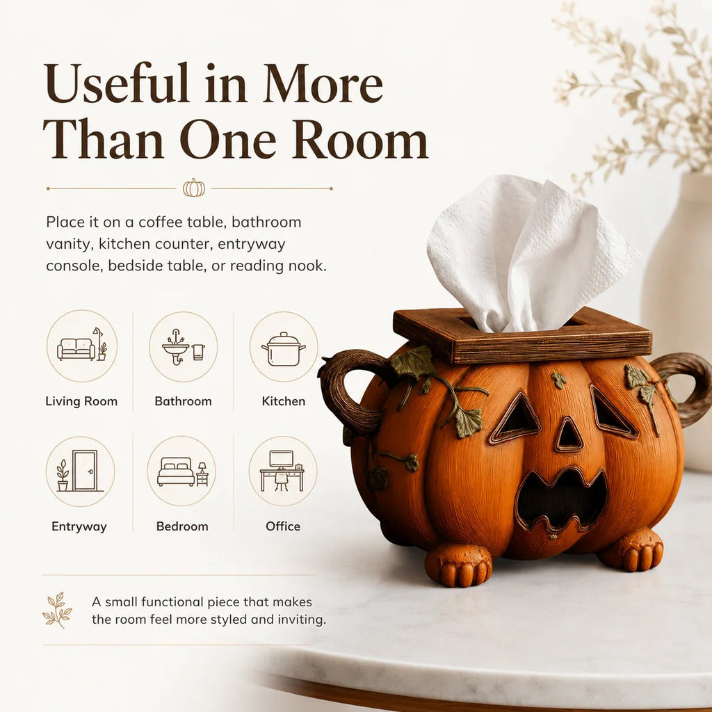 рџЋѓрџ§»Pumpkin Tissue Box Cover