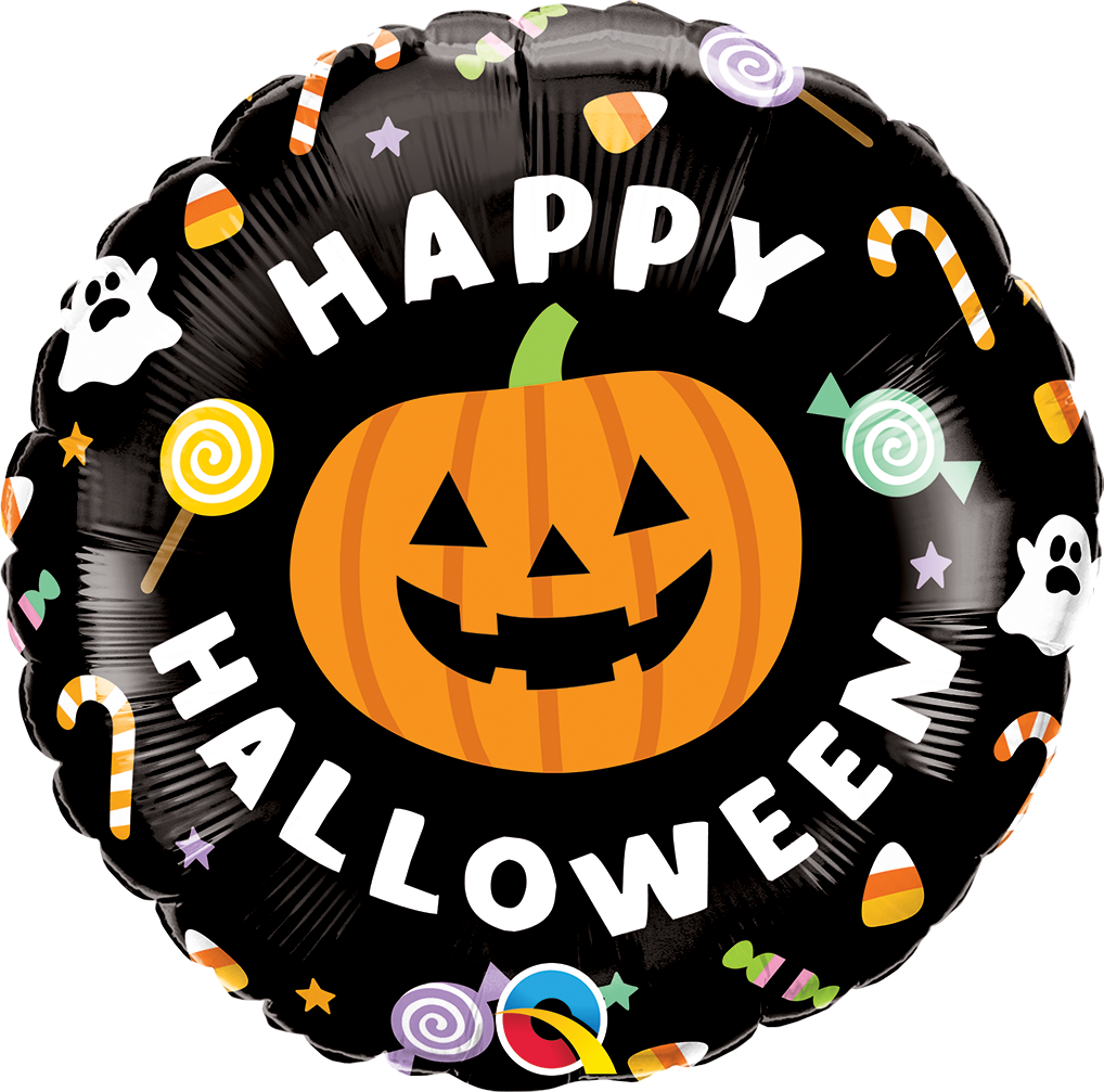 18" Halloween Jack & Candies Foil Balloon