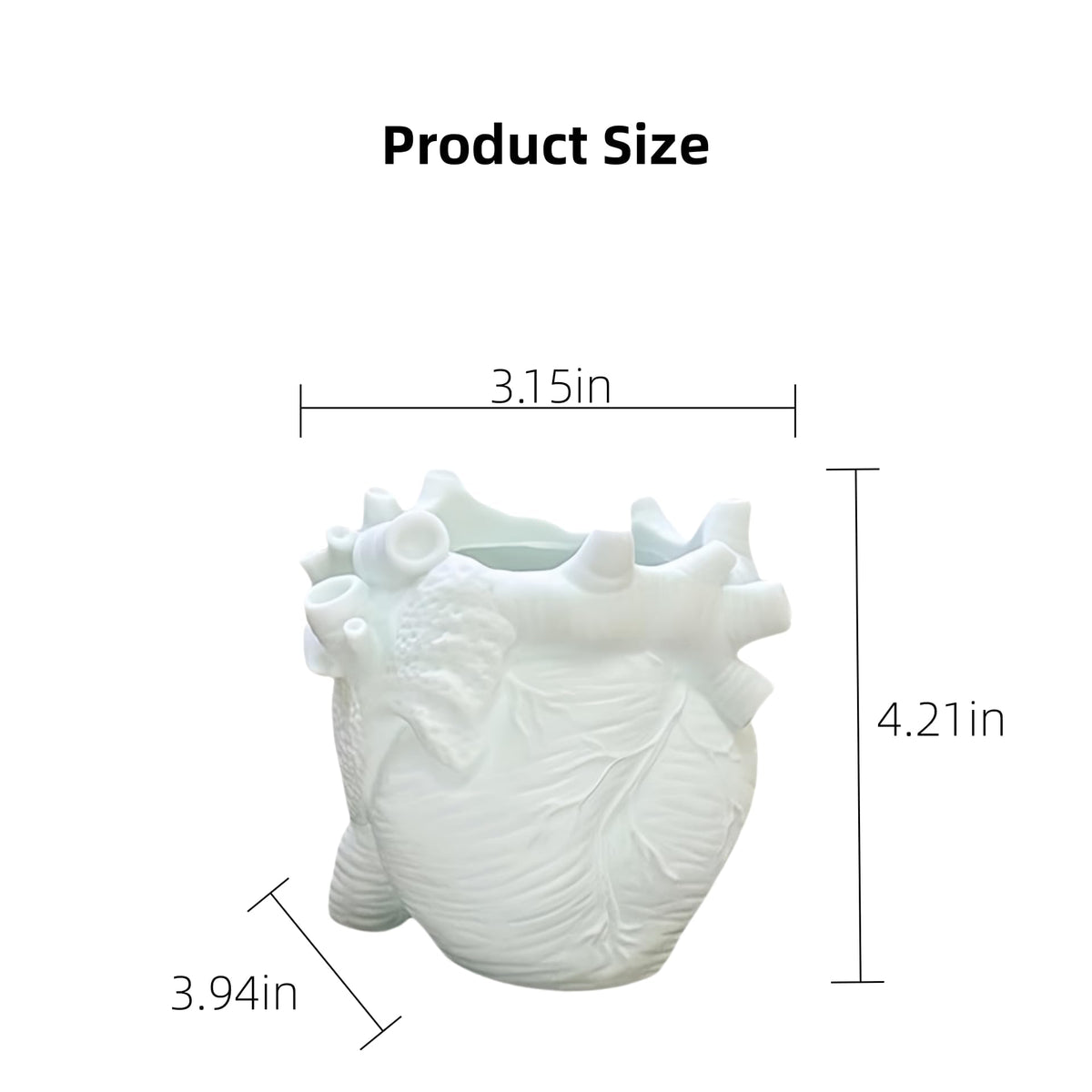 DAECHAO Heart-shaped Pen Holder for Desk Accessories Halloween Decor and Office Decor, Pencil Holder for Desk Organizers, Compact Desk Accessories Gift, Pencil Cup for School, Office, Home (Black)