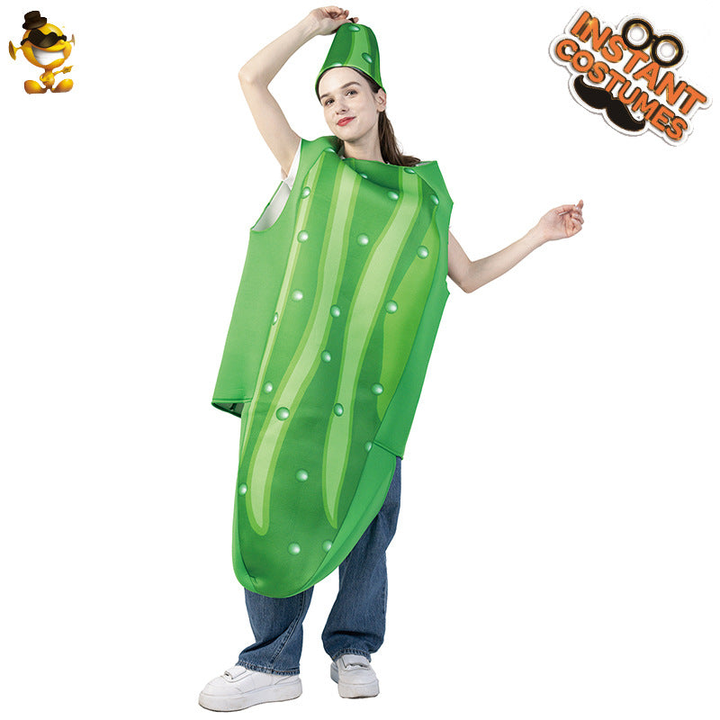 Adult Halloween Cucumber Costume For Couples And Families