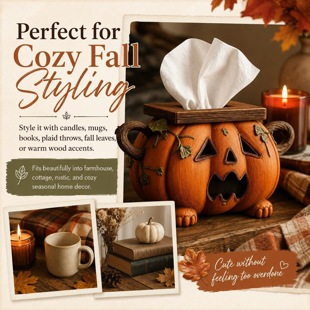 рџЋѓрџ§»Pumpkin Tissue Box Cover