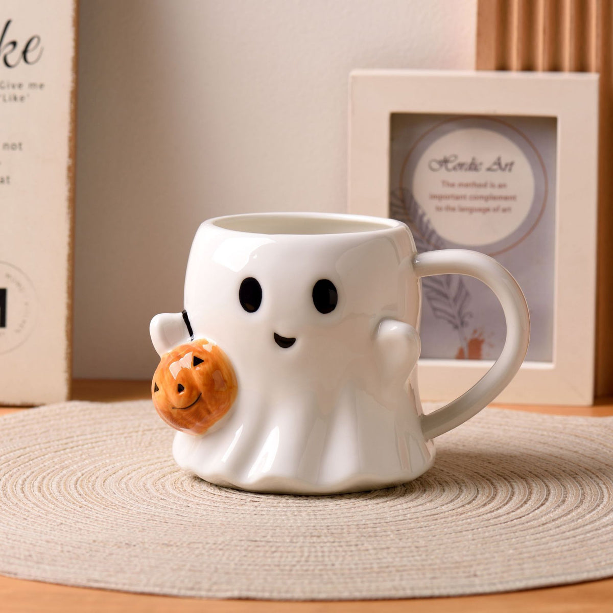 вњЁ вЂњHalloween Pumpkin Ghost Mug вЂ“ Cute Spooky Coffee & Tea Cup (600ml)вЂќ