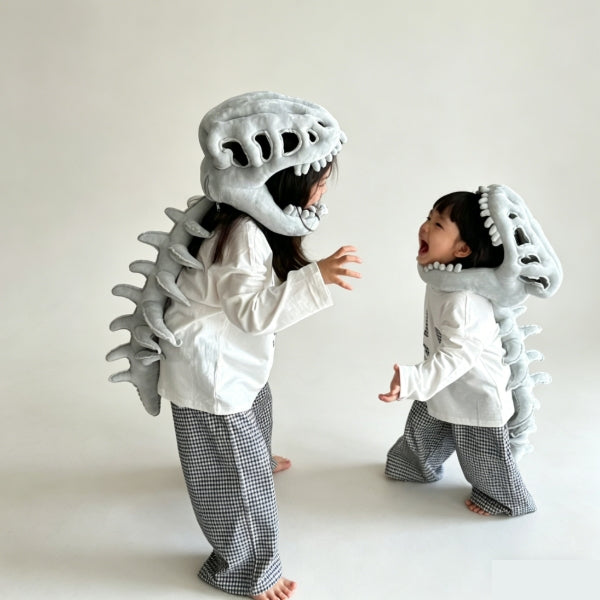 Dinosaur Plush Exoskeleton Costume | Kids & Adult Halloween Outfit-377