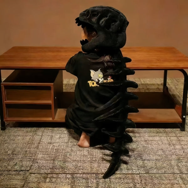 Dinosaur Plush Exoskeleton Costume | Kids & Adult Halloween Outfit-377