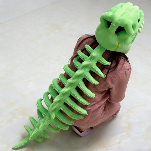 Dinosaur Plush Exoskeleton Costume | Kids & Adult Halloween Outfit-377