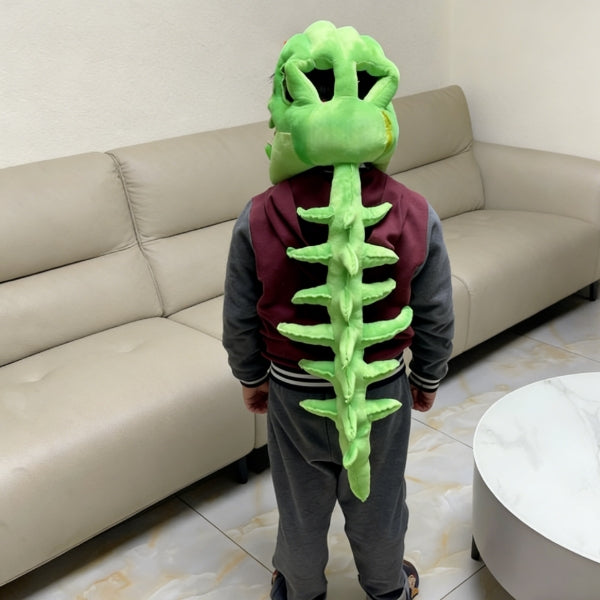 Dinosaur Plush Exoskeleton Costume | Kids & Adult Halloween Outfit-377