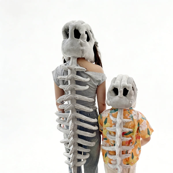 Dinosaur Plush Exoskeleton Costume | Kids & Adult Halloween Outfit-377