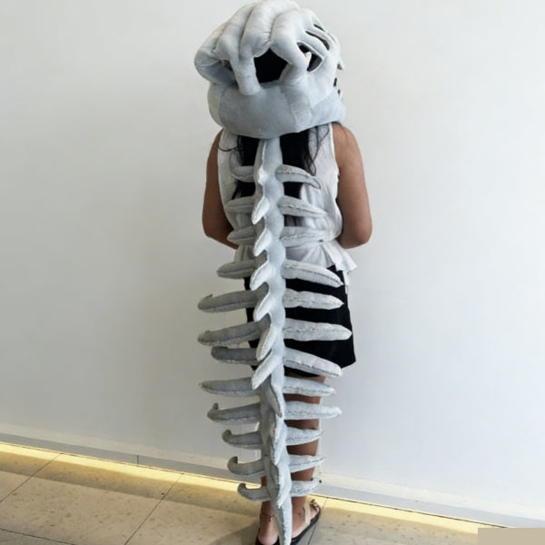 Dinosaur Plush Exoskeleton Costume | Kids & Adult Halloween Outfit-377