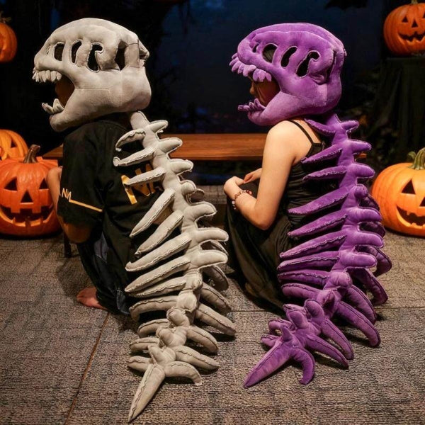 Dinosaur Plush Exoskeleton Costume | Kids & Adult Halloween Outfit-377