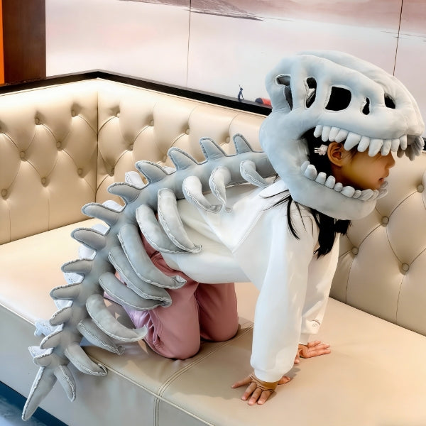 Dinosaur Plush Exoskeleton Costume | Kids & Adult Halloween Outfit-377