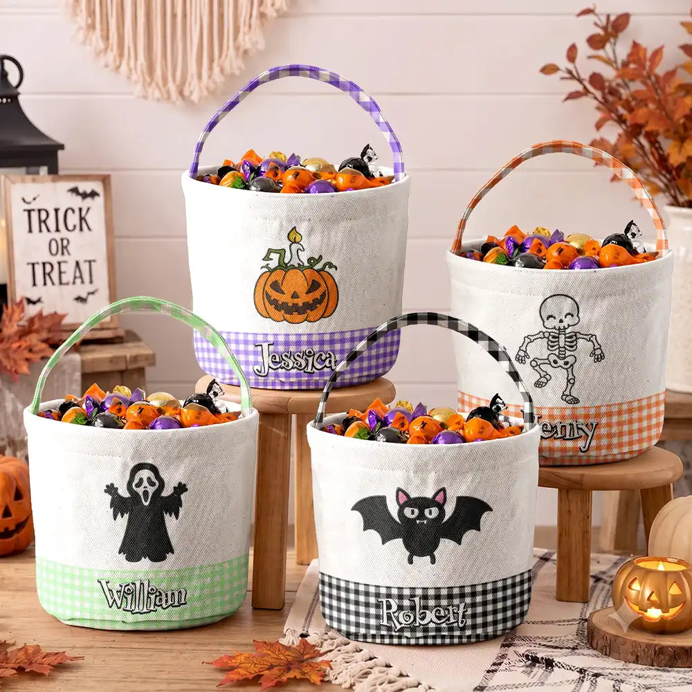 Halloween Boo Crew - Personalized Trick Or Treat Bag