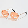 Rimless Pumpkin Sunglasses