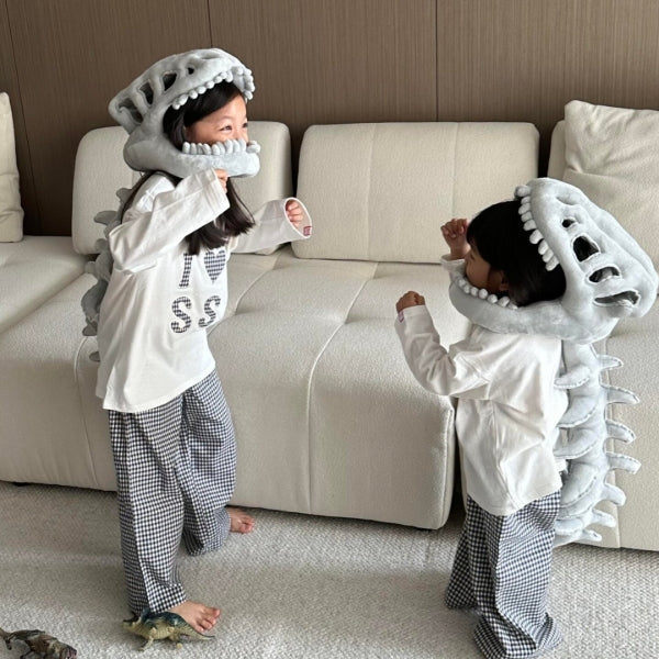Dinosaur Plush Exoskeleton Costume | Kids & Adult Halloween Outfit-377