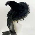 Star and Moon Fringe Witch Hat