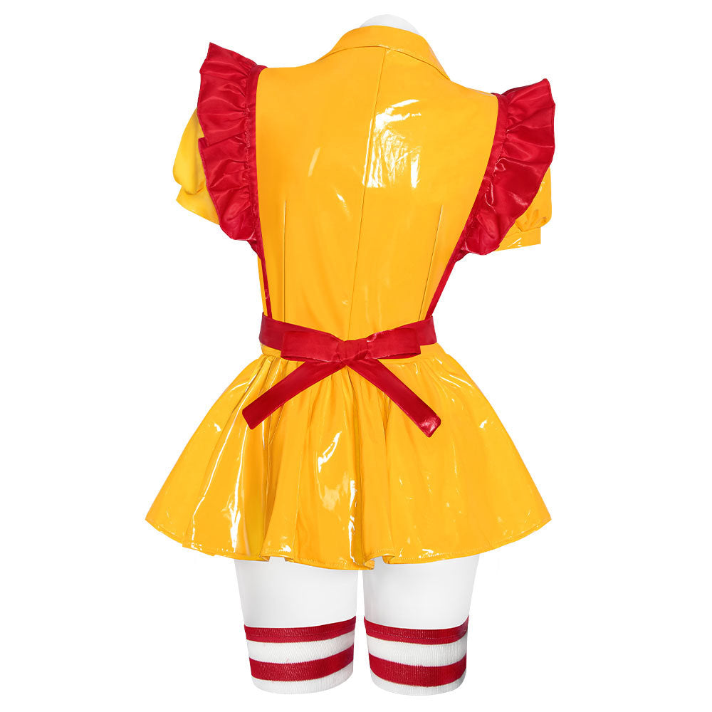 2 Broke Girls Max Fast‑Food Waitress Cosplay Costume Custom‑Made for Halloween Comic‑Con