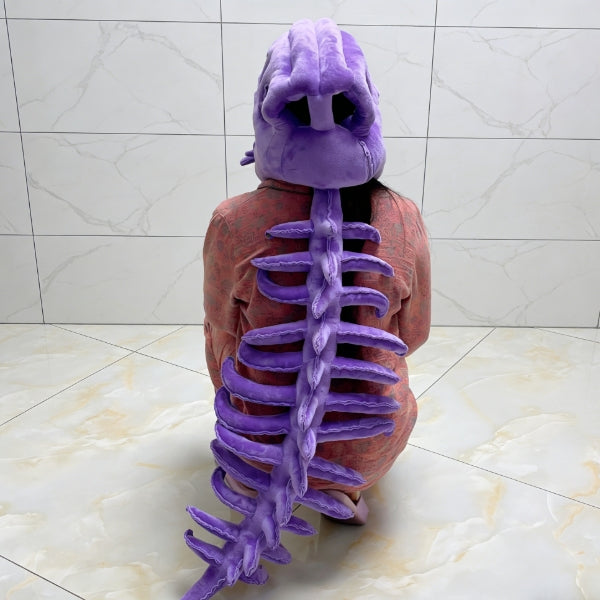 Dinosaur Plush Exoskeleton Costume | Kids & Adult Halloween Outfit-377