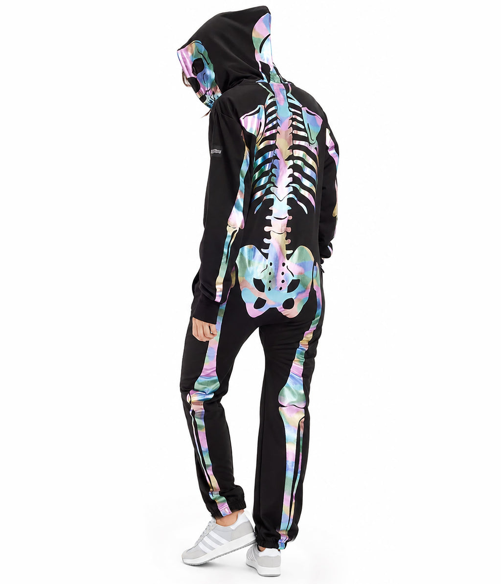 Women's Iridescent Skeleton Costume