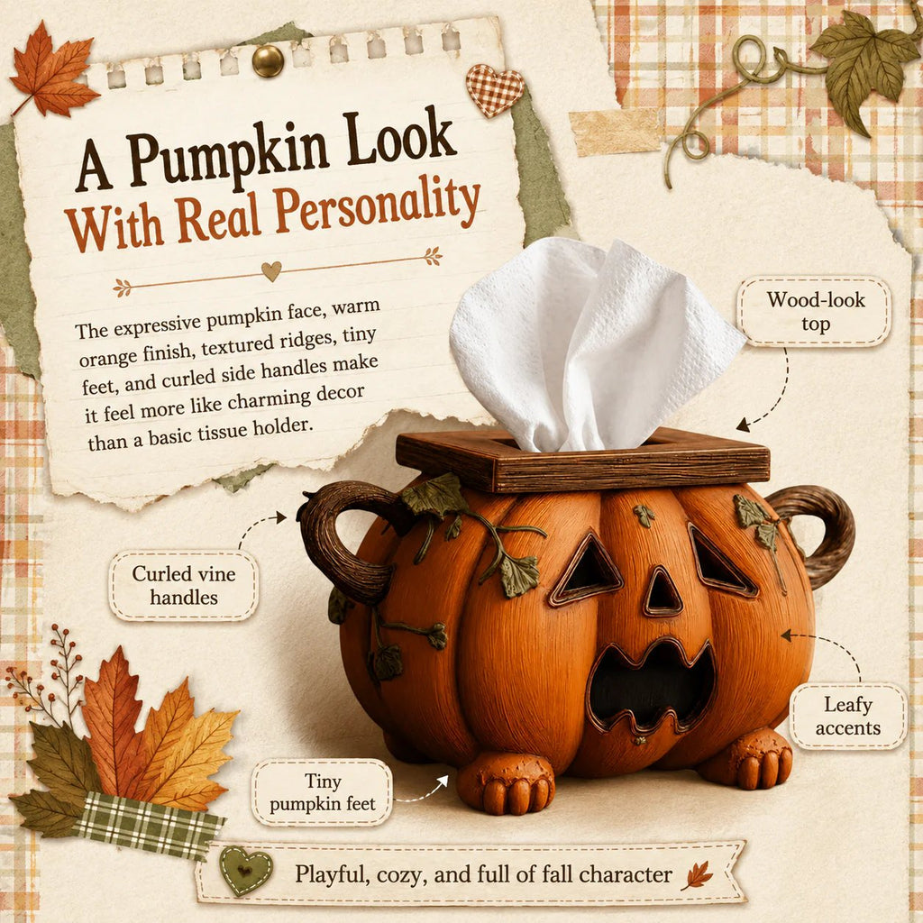 рџЋѓрџ§»Pumpkin Tissue Box Cover