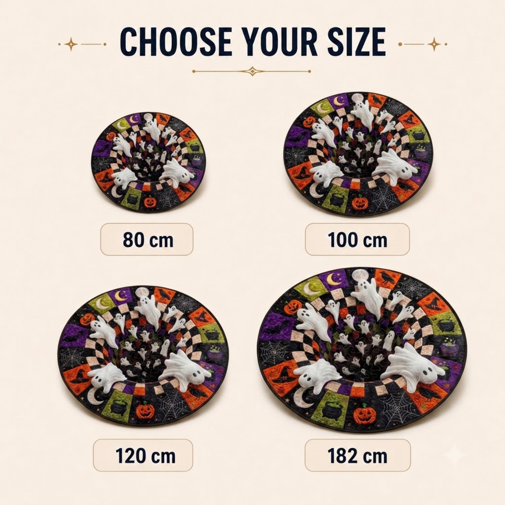 Chaotic Club Creepy Monster 3D Illusion Round Rug
