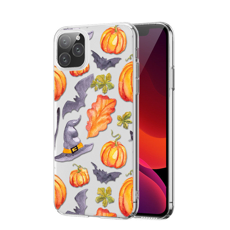 Halloween Series Clear Silicone Protective Case