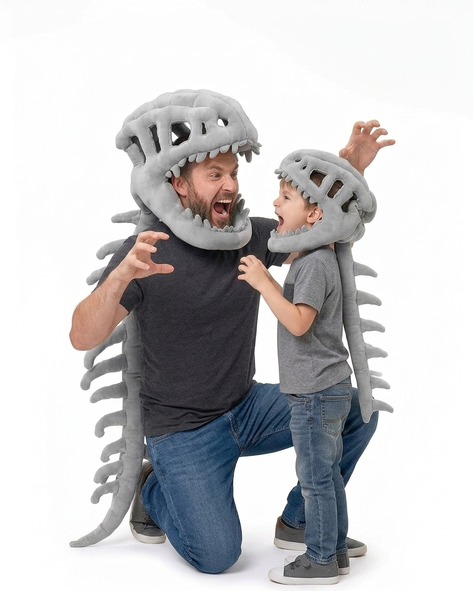 Bone-O-Saurusâ„¢ â€” The Throw-On Dinosaur Costume