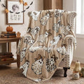 Halloween Cheetah Ghost Blanket