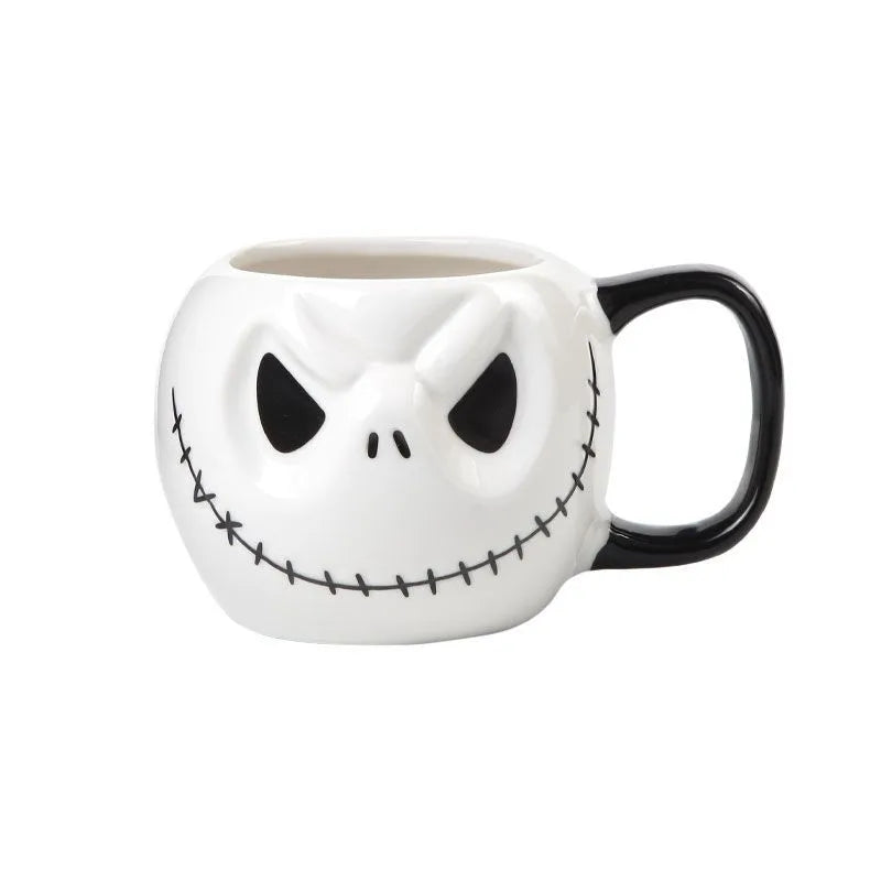 Exclusive Water Cup Skull Jack Ceramic Cup Ghost Mug American Coffee Cup Spoof Halloween Gift