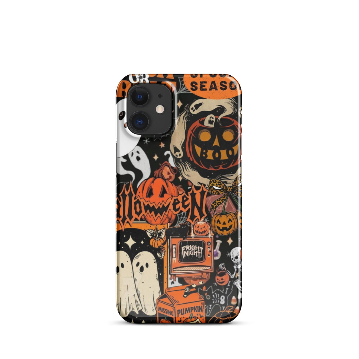 Vintage Halloween Snap Case for iPhoneВ®, Pumpkin & Ghost Collage Phone Case