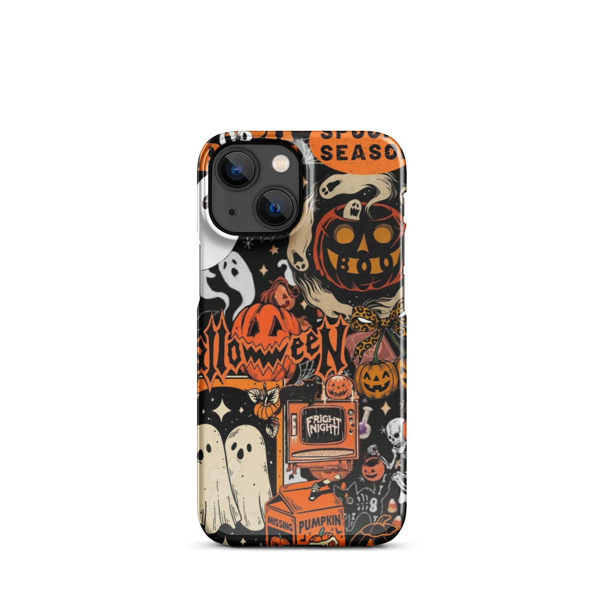 Vintage Halloween Snap Case for iPhoneВ®, Pumpkin & Ghost Collage Phone Case